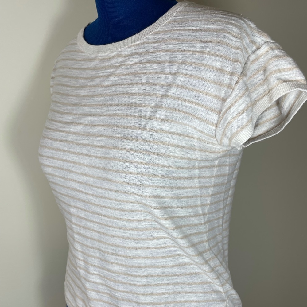 LOFT slub cap sleeve thin sweater tee